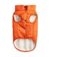 thumbnail image 4 of Zhuge Chaqueta de invierno cortavientos para perros: abrigo cálido de 2 capas con forro polar para perros pequeños, medianos y grandes | Chaleco para clima frío (3XL, naranja), 4 of 4