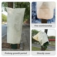 thumbnail image 5 of SEWCHICS Plants Protector Non-woven Frost Protection Covers for Baby Trees 2Pcs 80x60in, 5 of 8