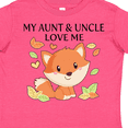 thumbnail image 4 of Inktastic My Aunt and Uncle Love Me Little Fox Boys or Girls Toddler T-Shirt, 4 of 5