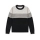 thumbnail image 1 of Bienzoe Niños Larga Manga Jersey: Niños Cuello Redondo Algodón Jacquard Jersey - Informal Punto para Otoño Invierno Colegio Negro Tamaño 12, 1 of 9