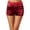 Z02-Red, variant on BYHONG Women’s Summer Shorts – High Waisted Metallic Booty Shorts, Rave & Clubwear Hot Pants for Dancing Black S