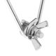 thumbnail image 4 of Soporte de armónicas ajustable para un rendimiento profesion, soporte de armónica de cuello de primavera - Plata para 24 agujeros Plata por 24 hoyos Hugo soporte de armónica profesional, 4 of 6