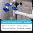 thumbnail image 5 of 3/4 Clear PVC U Trap Pipe Fitting Connector with Cleaning Brush for HVAC Condensate Drain System, 5 of 5