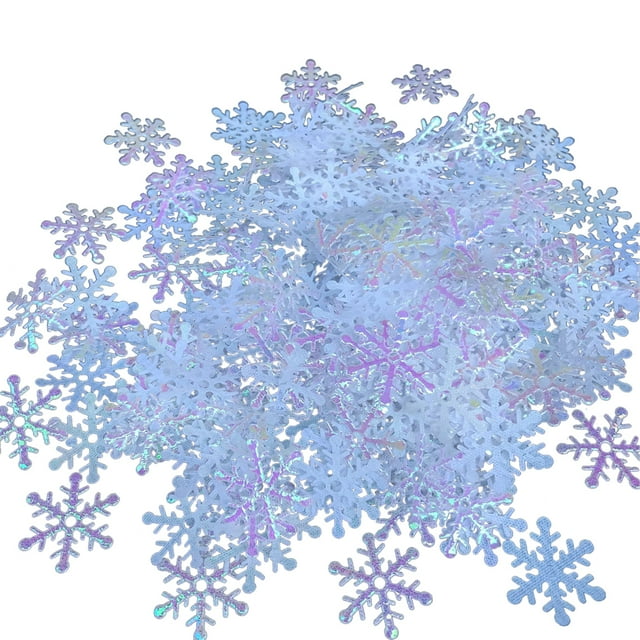 Snowflake Confetti DIY Shiny Creative Party Confetti Table Scatter for Christmas