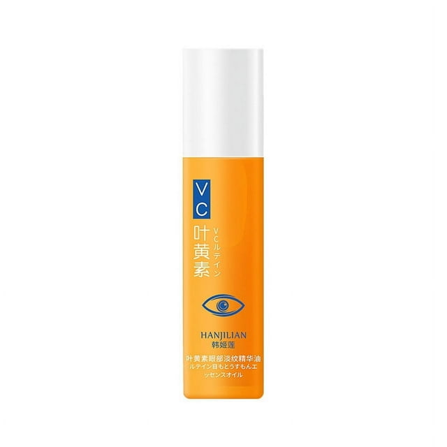 Fiudx Aceite de Luteína para Contorno de Ojos, Nutre La Piel, Diseño de Rodillo, Esencia Hidratante, Alivia La Fatiga, Capacidad de 8 Ml, Cuidado Diario de Los Ojos, Fácil Absorción, Cuidado Suave de