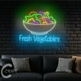 thumbnail image 4 of C-CRAFT Fresh Vegetables Neon Sign LED Light 38 inch for Vegetable Salad Bar Wall Art Decor, 4 of 5