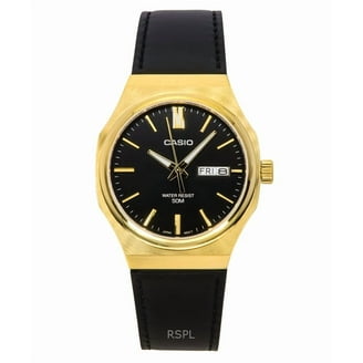 CASIO STANDARD MENS カシオ MTP-M305D 1A2 Casio Latest MTP-M305D-1A2 Black Dial MoonPhase Stainless