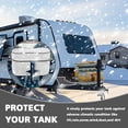 thumbnail image 4 of Yuyamidu Aztec Highland Cow Propane Tank Cover Easy to Install Gas Cylinder Cover Double 40lb Trailer Travel Accessories, Protects Propane Tanks During Travel, 4 of 8