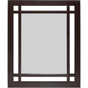 Elegant Home Fashions Heritage Mirror, Dark Espresso