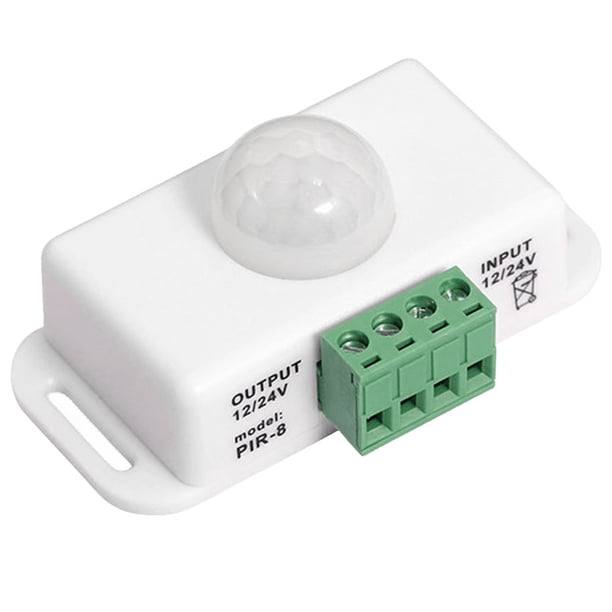 Interruptor de luz con Sensor de movimiento PIR, portátil, DC 12V, 24V, 6A, para lámpara de luz de tira LED