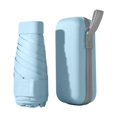 thumbnail image 4 of Mini paraguas de viaje impermeable para mujeres, hombres y niños, sombrilla portátil para negocios. Azul claro, 4 of 9