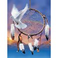 thumbnail image 1 of Cuadros Decorativos Kit de pintura de diamante 5D Dream Catcher Full Round Drill DIY Wall Art (A5210) Likrtyny embutido en tela, 1 of 6