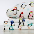 thumbnail image 2 of Linery & Co. Rustic Lodge Velvet Plush 4-Piece Sheet Set Penguins Twin, 2 of 5