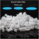 thumbnail image 3 of 2023 - Clip para cables redondo, 500 piezas Clips de pared Bridas para cables con clavos de acero para organizador de cables, blanco (8 mm), 3 of 3