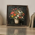 thumbnail image 3 of Floral Arrangement Rustic Bucket Wooden Sign Wall Plaque - Vintage Art Decoration, Wall Decoration - Ideal Gift For Home Decoration, Living Room, Bathroom, Bedroom, Garden, Dining, Bar, Cafe, Festi, 3 of 7