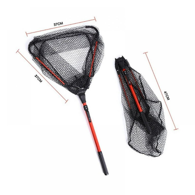 Portable Fishing Net Fish Landing Net, Foldable Collapsible