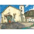 thumbnail image 2 of Aloys Hugonnet 24x18 Gold Ornate Framed and Double Matted Museum Art Print Titled - Valaisan Church (1917), 2 of 4