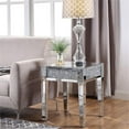 thumbnail image 5 of Home Square 2 Piece Mirrored Beveled Frame End Table Set in Gray, 5 of 5