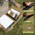 thumbnail image 3 of Carpeta de almacenamiento KOSIBATE Tactical Padfolio A4, 34 x 29 cm, color caqui, 3 of 7