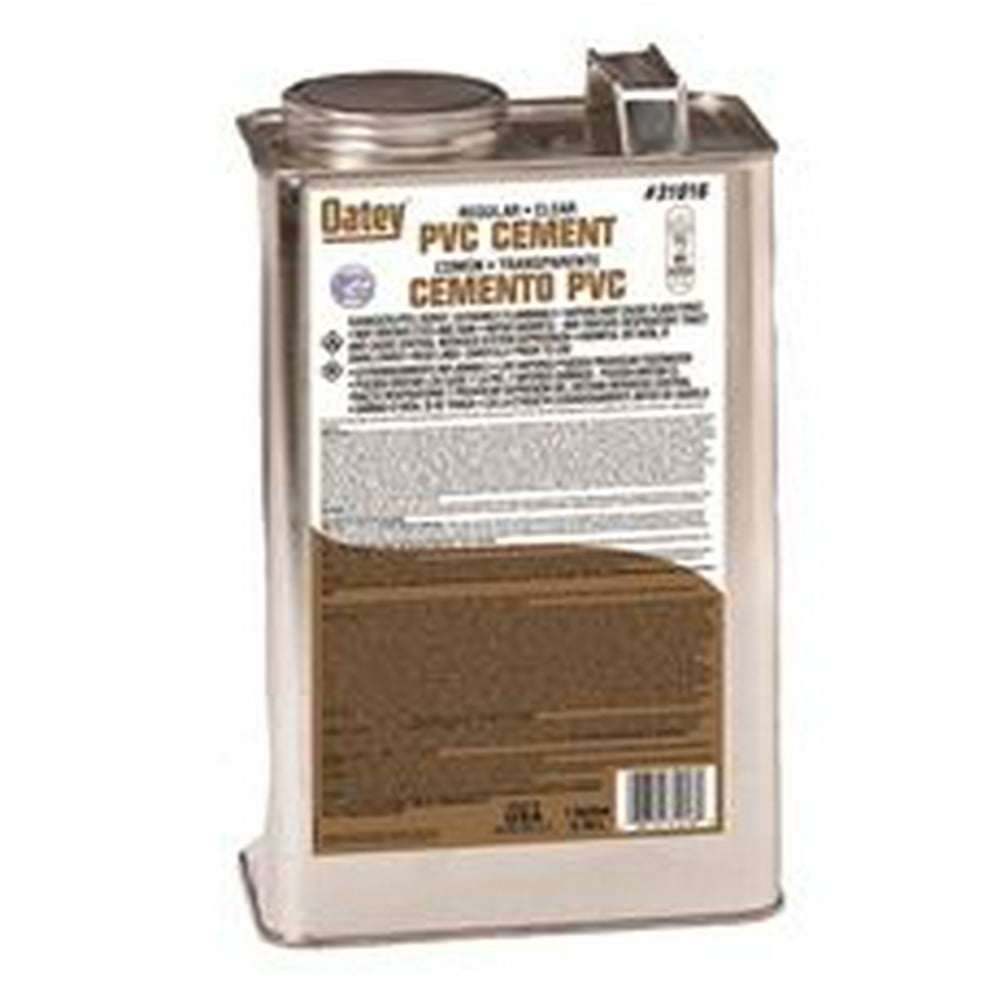 OATEY PVC REGULAR CEMENT, CLEAR, 1 GALLON