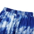 thumbnail image 3 of Baywell Tie-dye Lounge Sets for Women Sweatsuits Two Piece Outfit Long Sleeve Pajamas Set Sweatshirt with Pants Blue S-2XL, 3 of 9