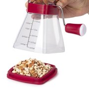 Premium Kitchen Gadgets Manual Nut Chopper with Non-Skid Base and Adjustable Settings