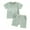 Green, variant on Bagilaanoe 2pcs Toddler Baby Girl Shorts Set Short Sleeve Letter Print T Shirt Tops + Shorts 6M 12M 18M 24M 3T 4T Kids Casual Summer Clothes