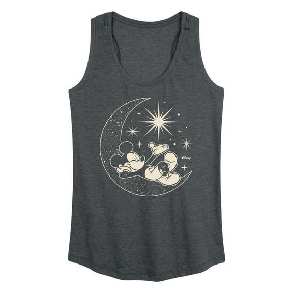 Disney - Mickey On Celestial Moon - Women's Racerback Tank Top