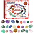 thumbnail image 1 of Calendario de Adviento de 24 piezas para niños, caja de minerales de piedras preciosas de cristal Natural, colección completa de rocas, cuenta atrás de Navidad, regalo, 2022, 1 of 4
