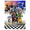 thumbnail image 2 of Men's Kingdom Hearts 1.5 Box Art Pull Over Hoodie White 3X Large, 2 of 4