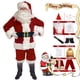 thumbnail image 1 of Disfraz de Papá Noel Disfraz de Navidad Terciopelo Juego de Navidad (L), 1 of 5