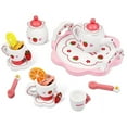 thumbnail image 1 of Wooden Tea Set Kitchen Tea Ware Teapot Tea Cup Toys Children Pretend Play Afternoon Tea Game Toys Gifts, 1 of 6