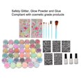 thumbnail image 2 of Nrdde 2025 Latest Model 1.4oz 30ml Temporary Glitter Tattoo Kit 6 Fluorescent Colors..., 2 of 5