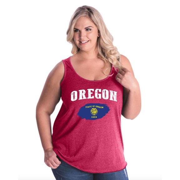 Normal is Boring - Women's Plus Size Tank Top, up to Size 28 - Oregon