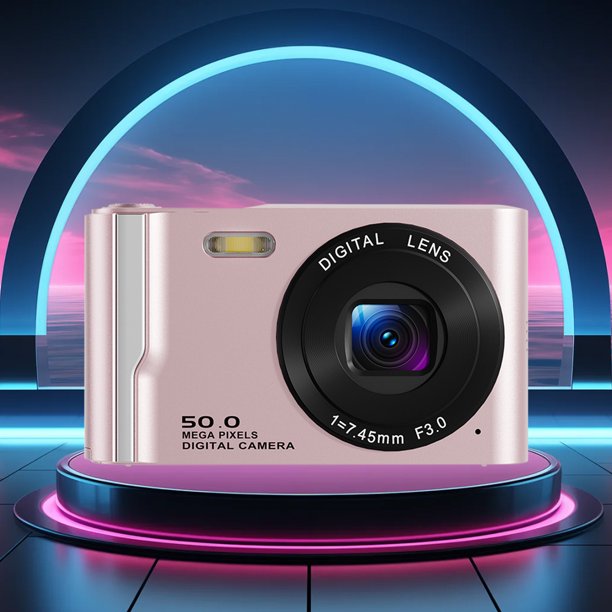 onlyliua para El Hogar Cámara Digital Macro Ccd 1080P Hd, Pantalla Ips 2,8 Pulgadas, Enfoque Automático 16X, Grabación, Filtro de Belleza para Selfies, Cámara para Estudiantes, Regalo de Navidad