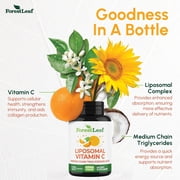 Forest Leaf Liposomal Vitamin C with MCT Oil & Sunflower Lecithin Immunity Booster Vitamins, 120 Vegetable Capsules