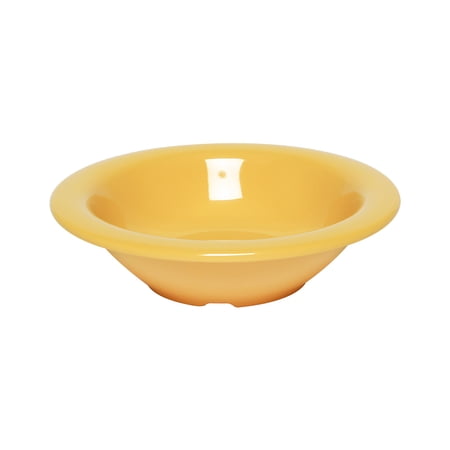 Excellante Color Yellow Melamine Dinnerware Collection 6 Inch Salad Bowl - 8 Oz Comes in Dozen