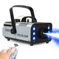 thumbnail image 1 of Máquina de humo para Halloween al aire libre con 6 luces estroboscópicas LED, máquina de humo de 1200 W para interiores con control remoto para DJ, fiestas, discotecas, escenarios y bodas, 1 of 7