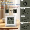 thumbnail image 3 of Reloj despertador VOILEIPAGI con batería digital con luz de fondo y temperatura, 3 of 8