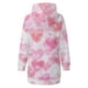 thumbnail image 4 of Vestido suelto de manga larga con capucha y bolsillo con estampado de corazón para mujer a la moda Pompotops  hdfakjf2271, 4 of 4