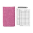 thumbnail image 1 of koolsoo Porte-Cartes de Score de Golf Compact Porte-Cartes de Score de Golf Portable Porte-Livre Rose, 1 of 9