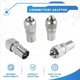 thumbnail image 4 of 10pcs (5 x Male, 5 x Female)TV Aerial Coaxial Cable Connectors Adaptor, 4 of 5