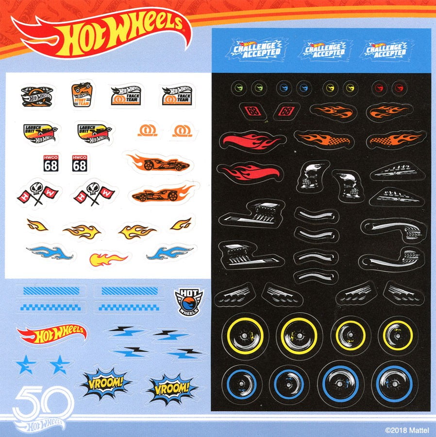 hot wheels stickers walmart