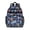 Space Cat and Galaxy Black Pattern, variant on Space Cat and Galaxy Black Pattern Cute School Backpack Bag for School with Padded Back and Adjustable Shoulder Straps 15.25"x11.5"x5.25"