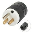 thumbnail image 3 of Nema 5-20P 20A 125V Straight Blade Male Replacement Plug Connector Heavy Duty, 3 of 8