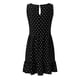thumbnail image 5 of Vestidos largos Fnochy para mujer, vestido de verano en liquidación, moda, cuello redondo, sin mangas, lunares, suelto, vestido con volantes grandes, 5 of 7