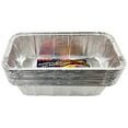 thumbnail image 4 of Pactogo Loaf Pans - Disposable Aluminum Foil 1 1/2 lb. Bread Tins 8.5" X 4.5" X 2.3" (Pack of 100), 4 of 6
