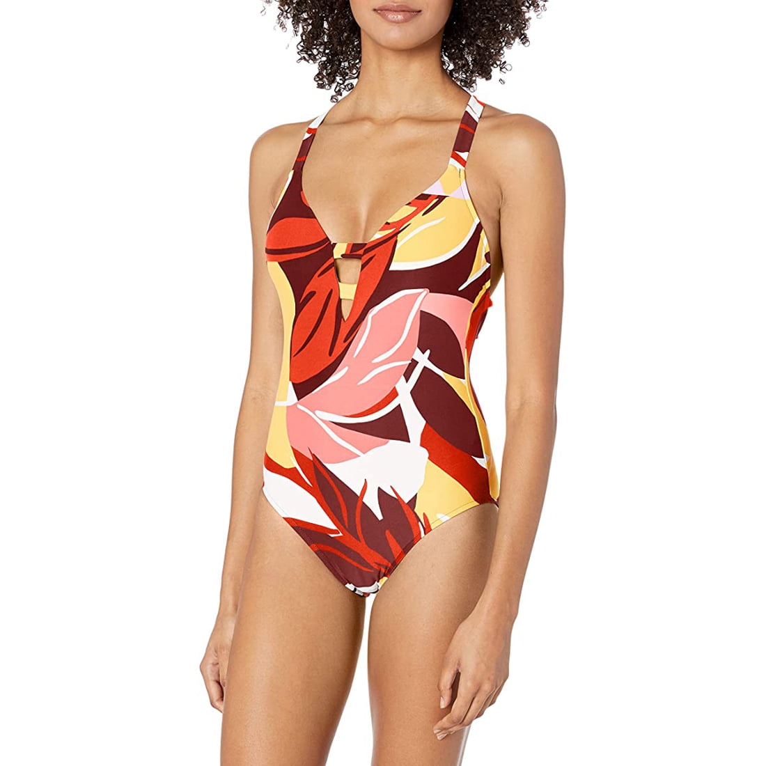 seafolly deep v one piece