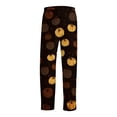 thumbnail image 5 of Satingcolo Funny Halloween Men's Pajama Pants, Halloween Pajama Bottoms for Men,Comfortable Soft Sleepwear Lounge Pant Sleep Pjs Bottoms, 5 of 6