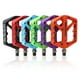 thumbnail image 3 of Pedal de bicicleta de montaña de nailon antideslizante, plataforma de bicicleta de 9/16 pulgadas, pedales planos para bicicleta de montaña BMX MTB, fá rojo Sunnimix pedales de bicicleta, 3 of 6